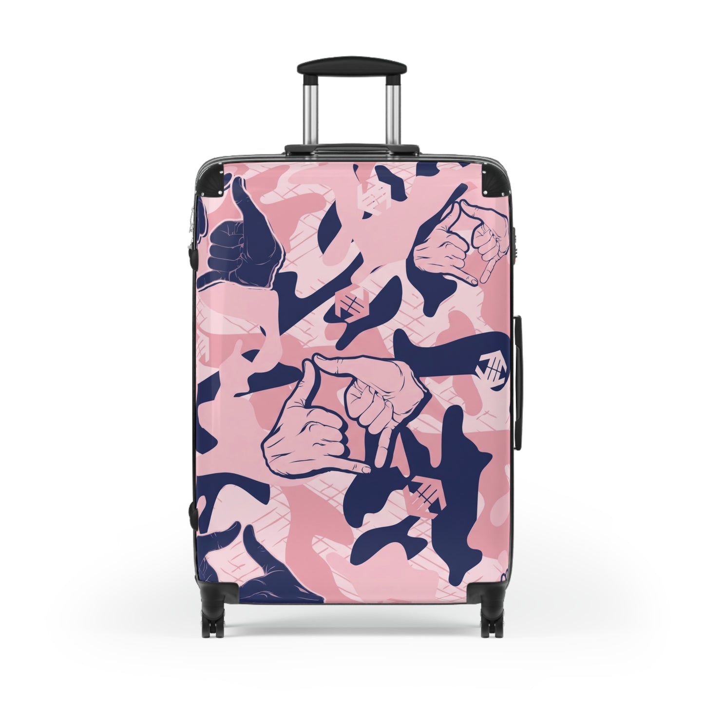 Double Shaka - Pattern Carry-On Suitcase — Tropical Surf Travel Luggage