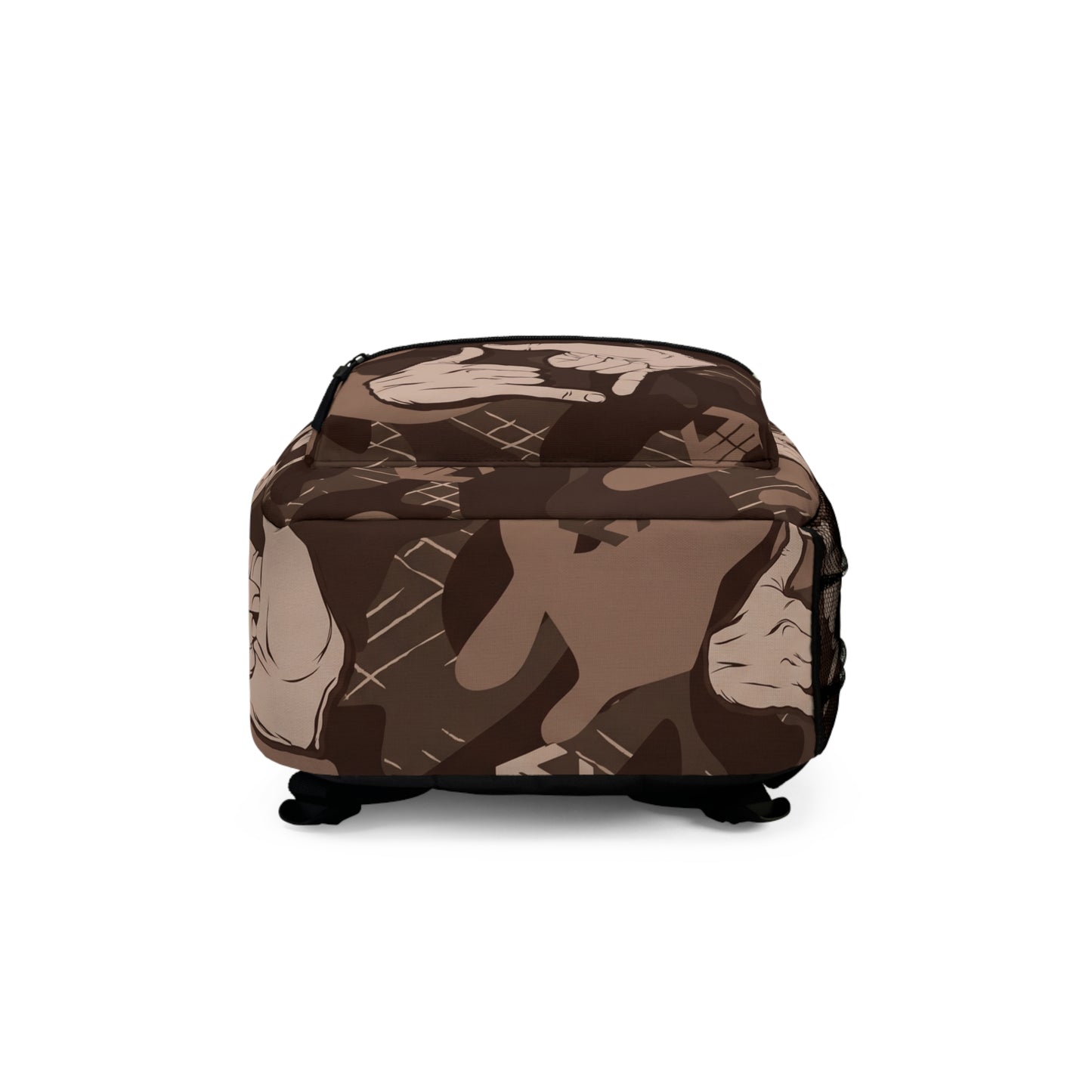 Double Shaka - Camo Shaka Hand Backpack — Brown Surf & Skate Streetwear Pack