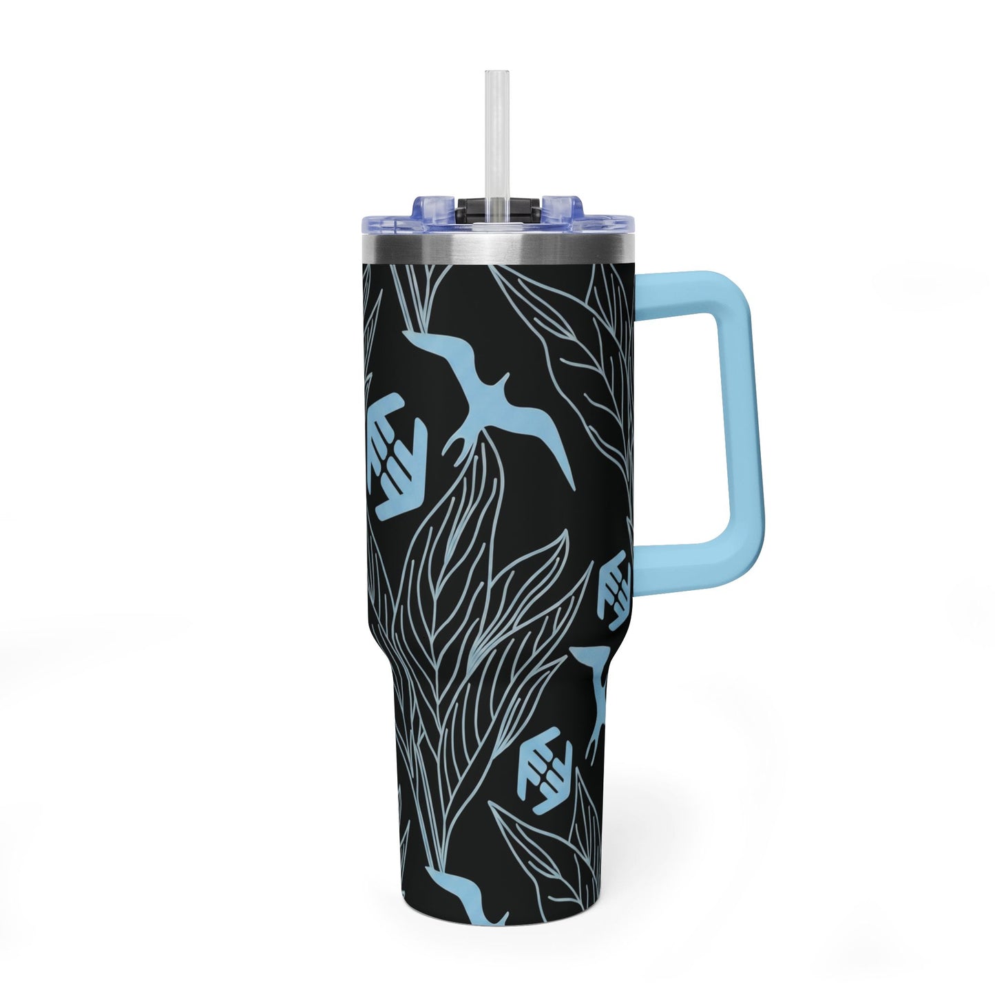 Iwa Canopy - 40oz Vacuum Tumbler — Blue Leaf & Bird Insulated Travel Cup