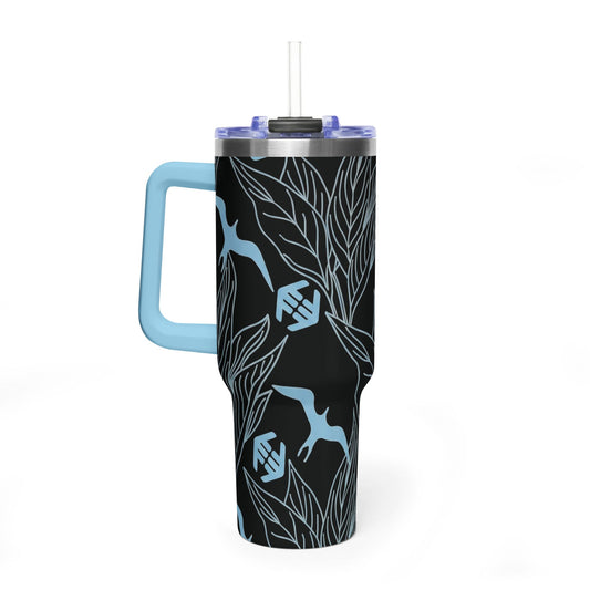 Iwa Canopy - 40oz Vacuum Tumbler — Blue Leaf & Bird Insulated Travel Cup