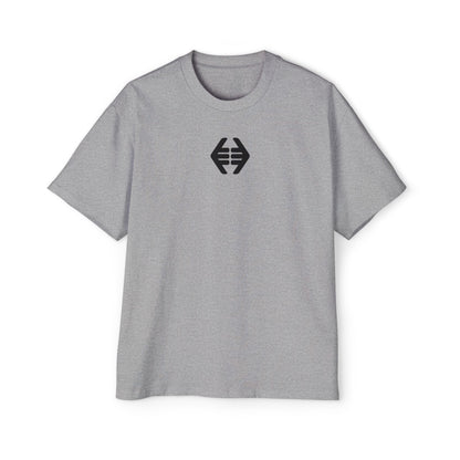 Lokal Vibes - Double Shaka Oversized Tee — Minimalist Black Hand Emblem Graphic T-Shirt