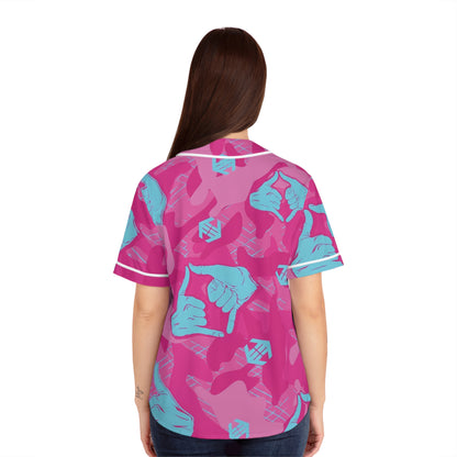 Double Shaka Baseball Jersey - Women's All-Over Print