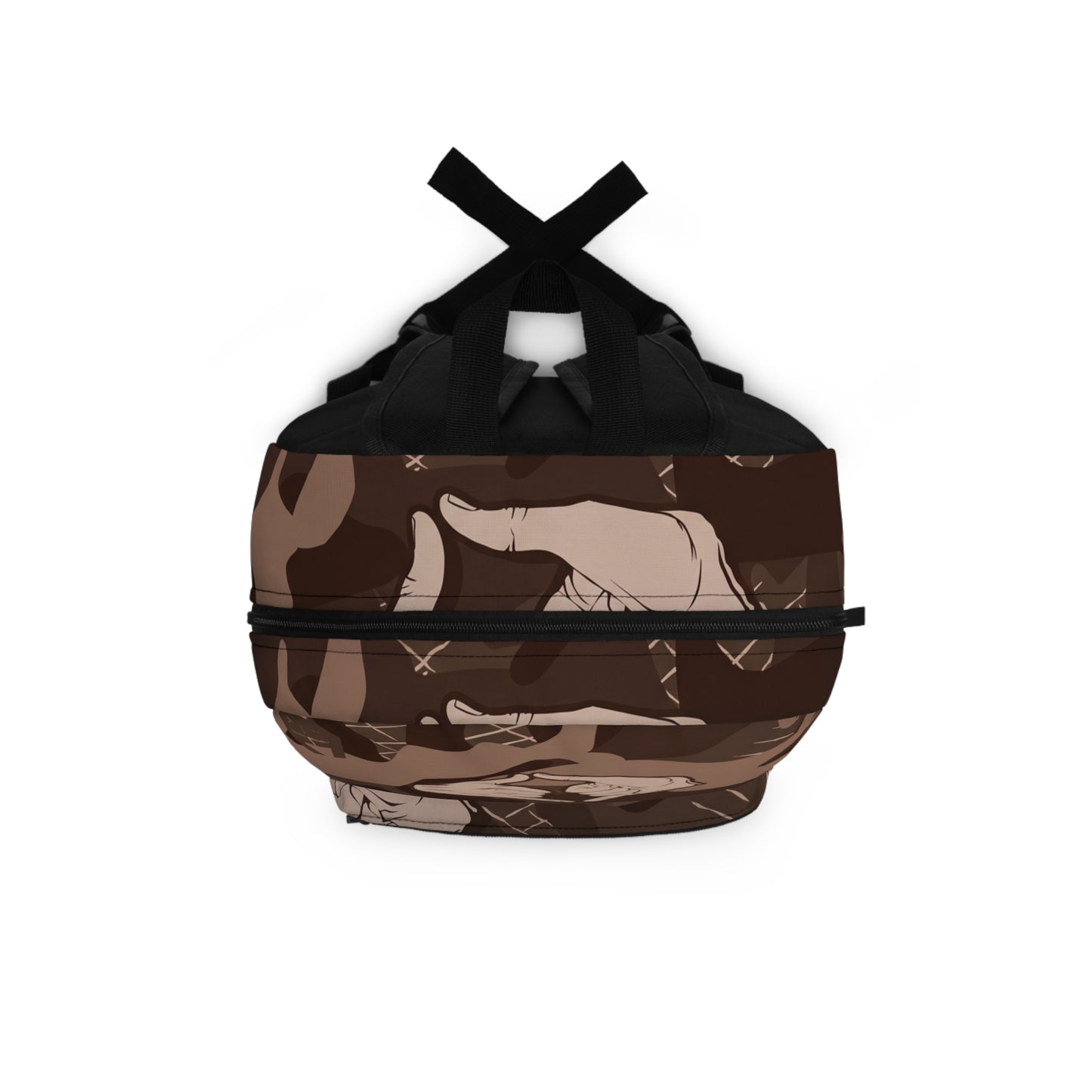 Double Shaka - Camo Shaka Hand Backpack — Brown Surf & Skate Streetwear Pack