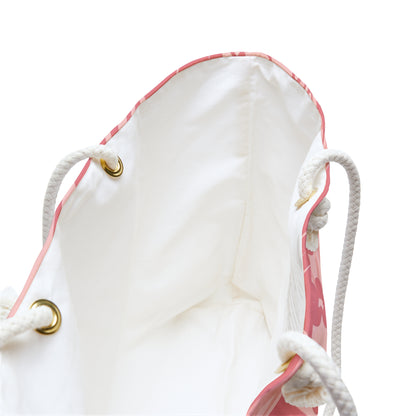 Aloha Flora - Pink Hibiscus Beach Weekender Bag — Floral Tropical Travel Tote