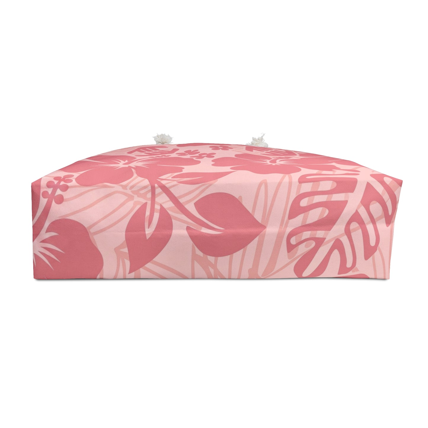 Aloha Flora - Pink Hibiscus Beach Weekender Bag — Floral Tropical Travel Tote