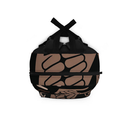 Aloha Shaka - Dobule Shaka Pattern Backpack — Neutral Hand Gesture Graphic School Bag
