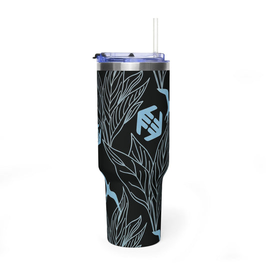 Iwa Canopy - 40oz Vacuum Tumbler — Blue Leaf & Bird Insulated Travel Cup