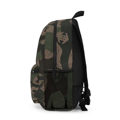 Double Shaka - Camo Leaf Backpack — Rugged Military Green Woodland Pattern School & Travel Bag