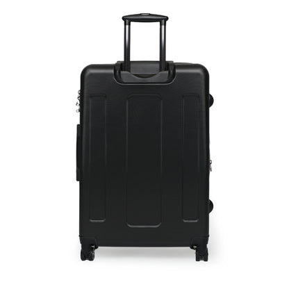 Double Shaka Pattern Suitcase — Cute Travel Carry-On with Hand Gesture Design