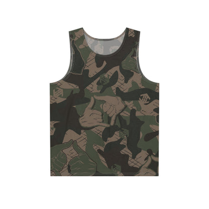 Double Shaka Camo - Men's Tank Top (All-Over Print)