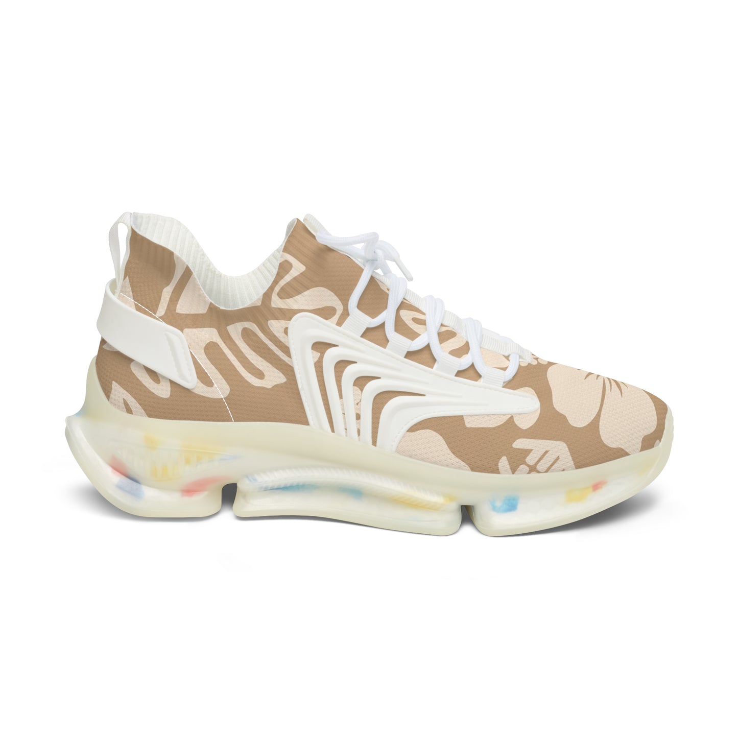 Tropical Hibiscus - Women's Mesh Sneakers - Breathable Running Shoes