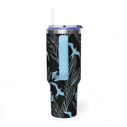 Iwa Canopy - 40oz Vacuum Tumbler — Blue Leaf & Bird Insulated Travel Cup