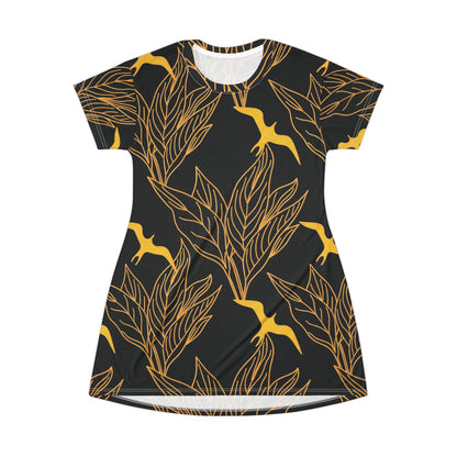 Iwa Bird - T-Shirt Dress (All-Over Print)