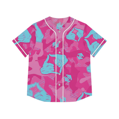 Double Shaka Baseball Jersey - Women's All-Over Print