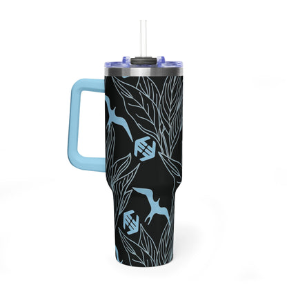 Iwa Canopy - 40oz Vacuum Tumbler — Blue Leaf & Bird Insulated Travel Cup