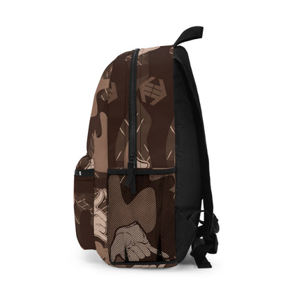 Double Shaka - Camo Shaka Hand Backpack — Brown Surf & Skate Streetwear Pack