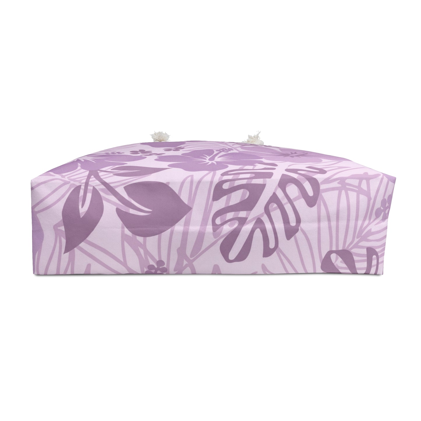 Lavender Hibiscus Weekender Bag – Tropical Floral Travel Tote
