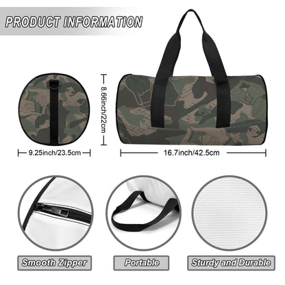 Double Shaka Como - Heavy-Duty 1200D Water-Resistant Duffle — Personalized Gym & Travel Tote