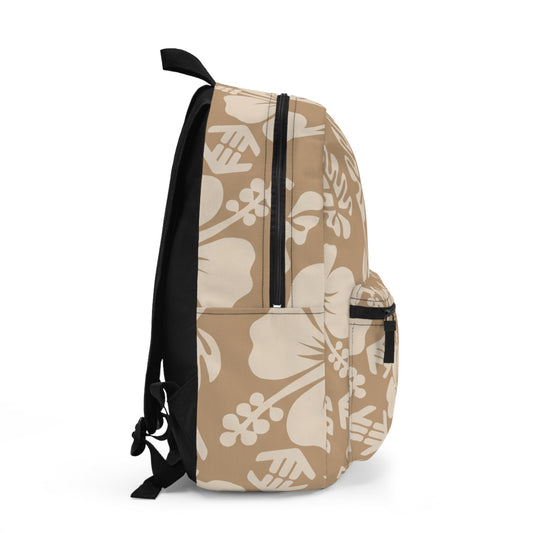 Tropical Hibiscus Backpack - Floral Beach Daypack