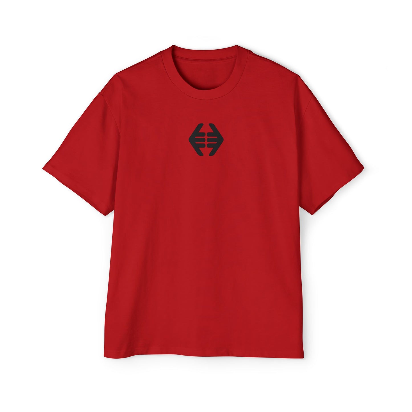 Lokal Vibes - Double Shaka Oversized Tee — Minimalist Black Hand Emblem Graphic T-Shirt