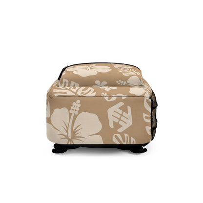 Tropical Hibiscus Backpack - Floral Beach Daypack