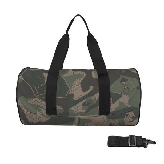 Double Shaka Como - Heavy-Duty 1200D Water-Resistant Duffle — Personalized Gym & Travel Tote